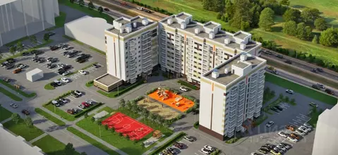2-к кв. Чувашия, Чебоксары бул. Солнечный, поз6 (65.45 м)
