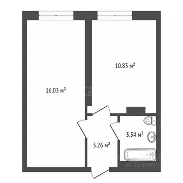 1-к кв. Красноярский край, Красноярск ул. Александра Матросова, 30В ...