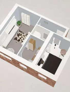 2-к кв. Московская область, Одинцовский городской округ, с. Жаворонки ...