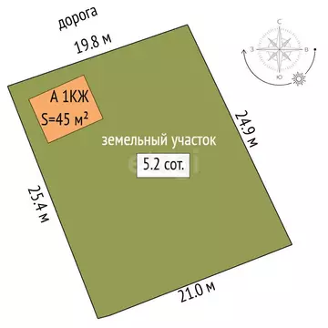 Дом в Тюмень, территория СНТСН Суходольное, Грушевая улица (45 м)