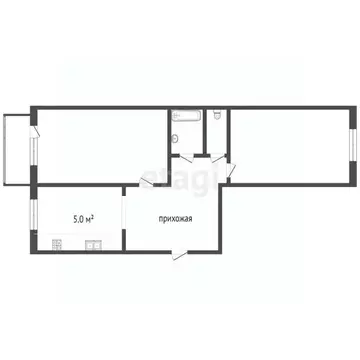 2-к кв. Костромская область, Красное-на-Волге пгт ул. Советская, 22 ...