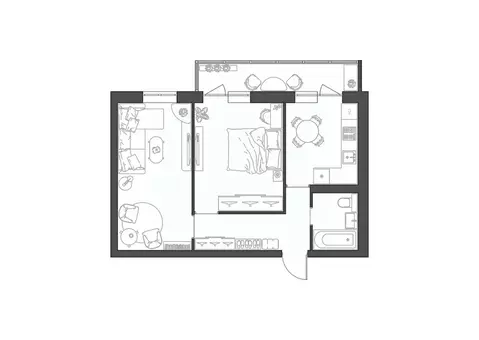 2-к кв. Волгоградская область, Волгоград Квартал жилой комплекс (52.11 ...