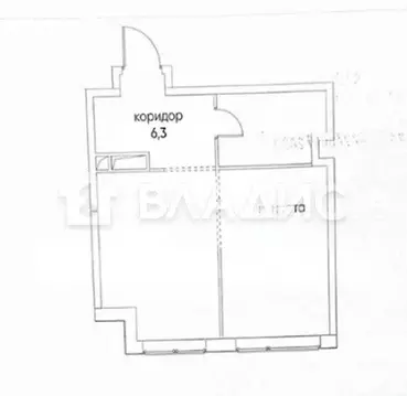 1-комнатная квартира: Москва, улица Нижние Мнёвники, 7 (38.8 м)