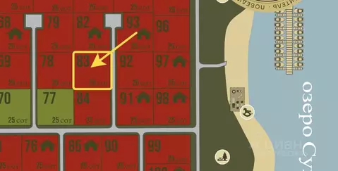 Участок в Ленинградская область, Приозерский район, Петровское с/пос, ...