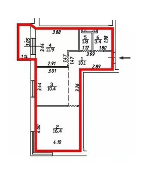 2-к кв. Смоленская область, Смоленск ул. Александра Степанова, 12 ...