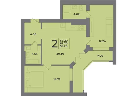 2-к кв. Калининградская область, Калининград Коммунистическая ул. ...