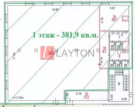 Офис в Москва ул. Золоторожский Вал, 34С6 (381 м)