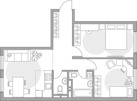 3-к кв. Московская область, Красногорск городской округ, с. ...