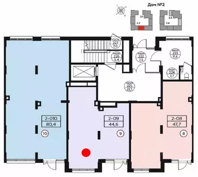 Торговая площадь в Москва № 160 кв-л, 1Вк2 (44 м)