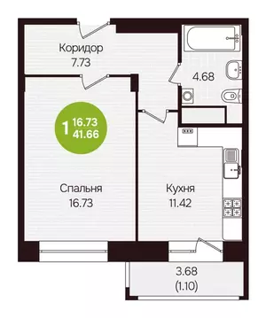 1-к кв. Чувашия, Новочебоксарск ул. Воинов-интернационалистов, поз24 ...
