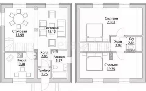 Дом в Тульская область, Тула городской округ, пос. Ильинка проезд ...