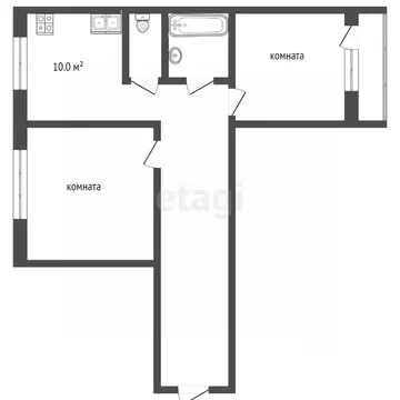 2-к кв. Ямало-Ненецкий АО, Ноябрьск ул. 8 Марта, 11 (51.3 м)