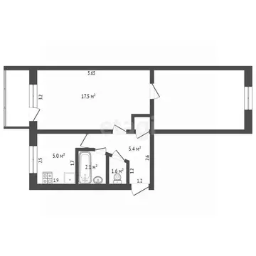 2-к кв. Мордовия, Саранск ул. Ульянова, 85 (45.5 м)