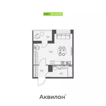 Квартира-студия: Заневское городское поселение, Кудрово, Солнечная ...