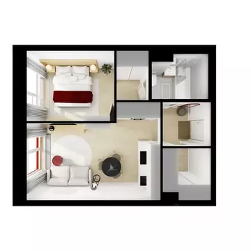 1-к кв. Москва Кавказский Бульвар 51 жилой комплекс, к3.6 (37.2 м)