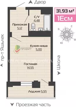 1-к кв. Татарстан, Набережные Челны 69-й комплекс, Союз жилой комплекс ...