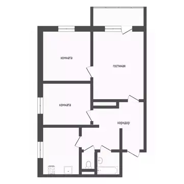 3-к кв. Красноярский край, Норильск Хантайская ул., 39 (67.4 м)