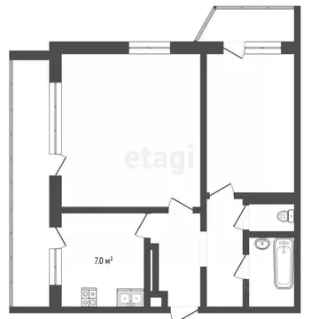 2-к кв. Севастополь ул. Павла Корчагина, 24 (46.6 м)