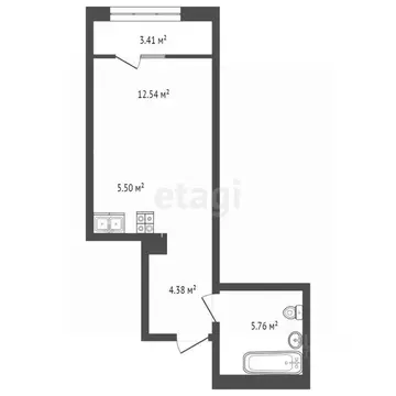 Студия Хабаровский край, Хабаровск Албанский пер. (31.59 м)