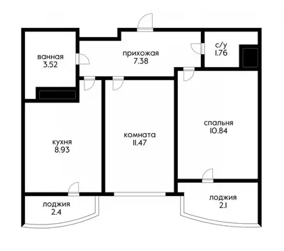 2-к кв. Краснодарский край, Краснодар Имени Петра Метальникова мкр, ...