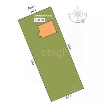 Дом в Мордовия, Лямбирский район, Саловское с/пос, с. Саловка ул. ...