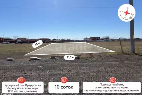 Участок в Краснодарский край, Темрюкский район, Фонталовское с/пос, ...