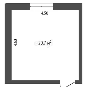 1к в 3-комнатной квартире (21 м)