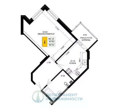 1-комнатная квартира: Краснодар, микрорайон 2-я Площадка, улица ...