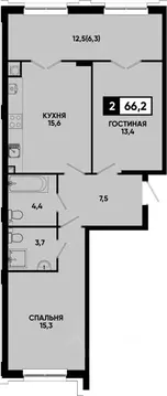 2-к кв. Ставропольский край, Кисловодск Моя Легенда жилой комплекс ...