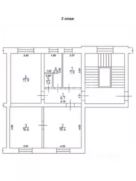 3-к кв. Тверская область, Тверь ул. Вагжанова, 16 (78.0 м)