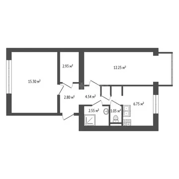 2-комнатная квартира: Кронштадт, Якорная площадь, кА (48.7 м)