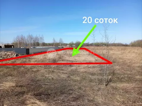 Участок в Рязанская область, Рыбновский район, Батуринское с/пос, с. ...