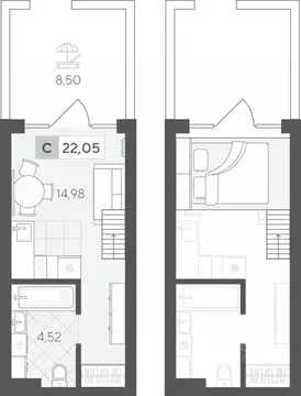 Студия Тюменская область, Тюменский район, д. Падерина ул. Сергея ...