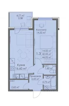 1-к кв. Ленинградская область, Выборг наб. Адмирала Чичагова, 10 ...