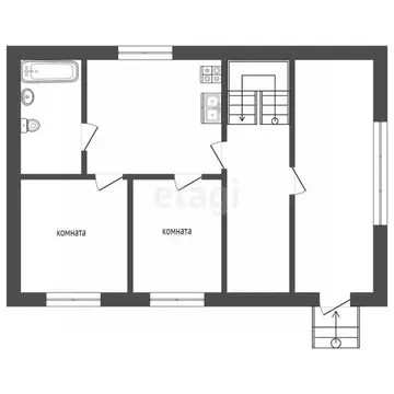 Дом в Тюменская область, Тюмень пер. Запотоцкого (65 м)