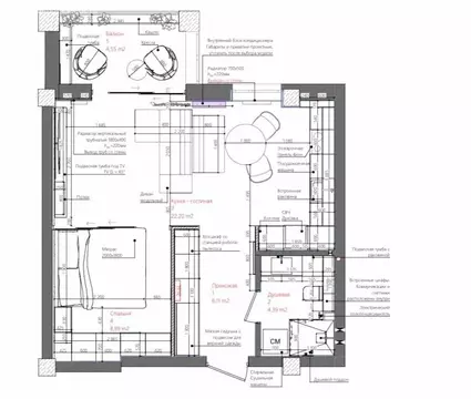 Квартира-студия: Дзержинск, проспект Циолковского, 100В (50 м)