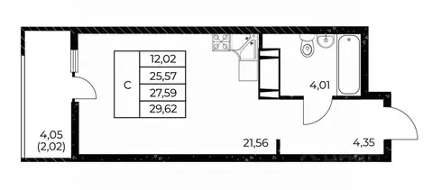 Студия Ростовская область, Ростов-на-Дону Звезда Столицы 2 жилой ...