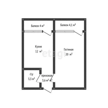 1-комнатная квартира: Махачкала, улица Ахмата-Хаджи Кадырова, 130 (47 ...