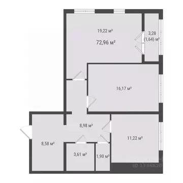 2-к кв. Сахалинская область, Южно-Сахалинск Хомутово п/р,  (71.32 м)