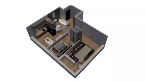 2-к кв. Ростовская область, Батайск ул. Ушинского, 27Ак3 (50.9 м)