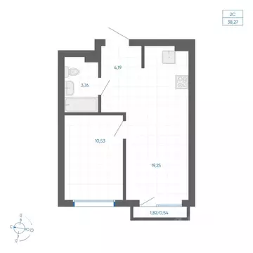 1-к кв. Челябинская область, Челябинский городской округ, пос. ...