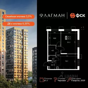 2-к кв. Приморский край, Владивосток Снеговая Падь мкр, ул. Адмирала ...