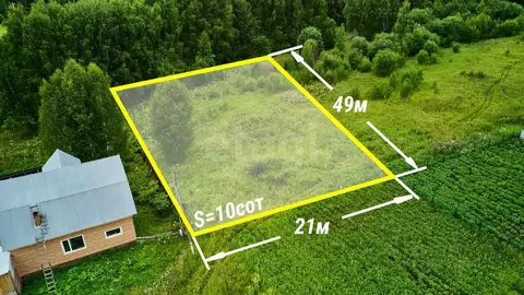 Участок в Томская область, Томский район, д. Новомихайловка пер. ...