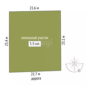 Участок в Белогорск, улица Арзу (5.35 м)
