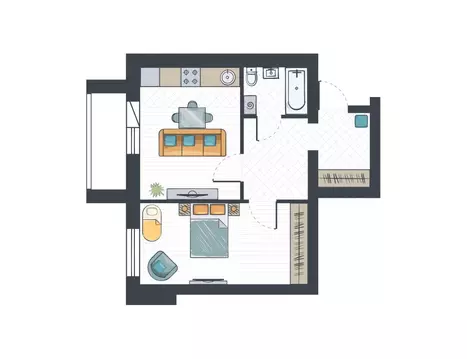 2-к кв. Кировская область, Киров ул. Капитана Дорофеева, 24 (57.1 м)