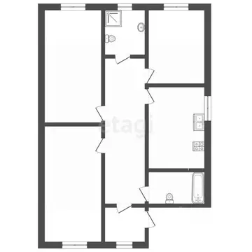 Дом в Тюменская область, Тюмень ул. Рублевская (100 м)
