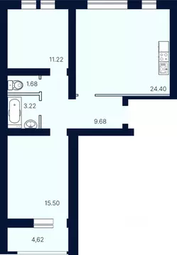 2-к кв. Саратовская область, Саратов Солнечный-2 жилрайон, Сияй-город ...