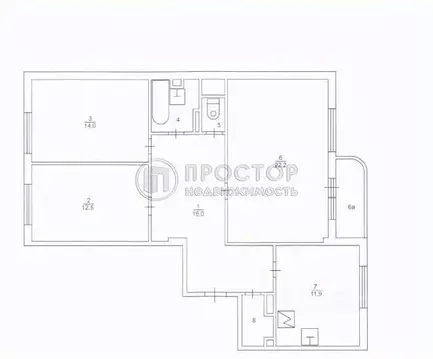 3-к кв. Московская область, Щелково Богородский мкр, 10к1 (84.9 м)