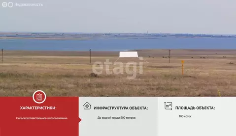 Участок в Черноморский район, Медведевское сельское поселение, село ...