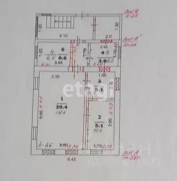 Дом в Белгородская область, Губкин Демократическая ул., 84 (58 м)